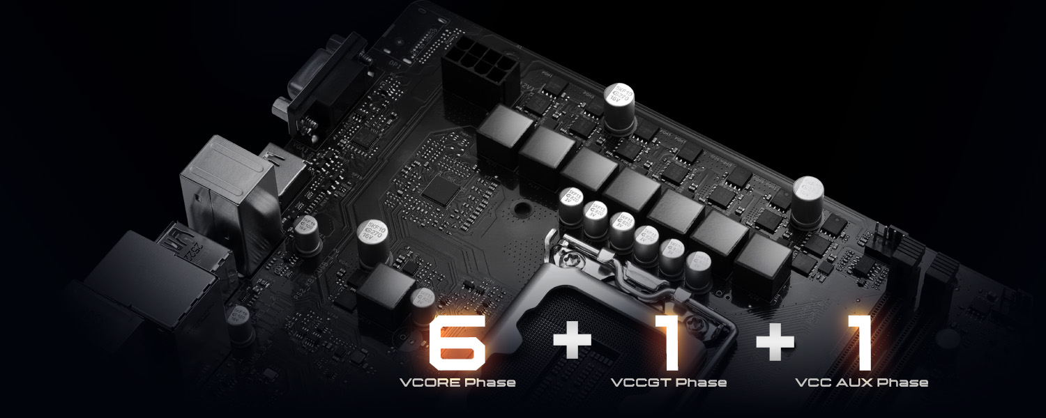 6+1+1 Power Phase Design